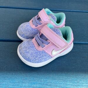 Nike Flex Contact 4c Purple and Pink Sneakers